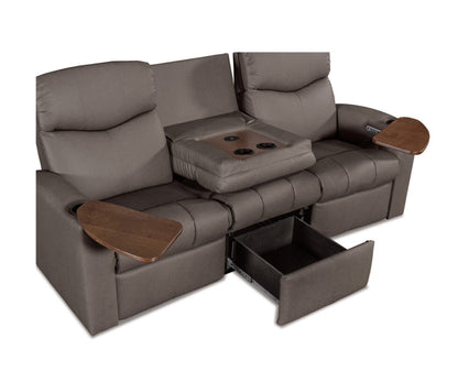 83″ Encore ZeroWall Reclining Sofa w/ Folddown Back & Drawer