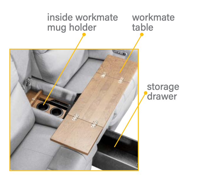 68″ RV Harrison Wallhugger Workmate