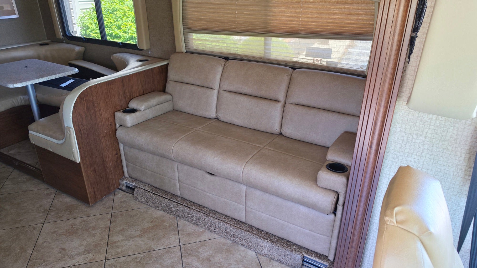 RV interior after transformation